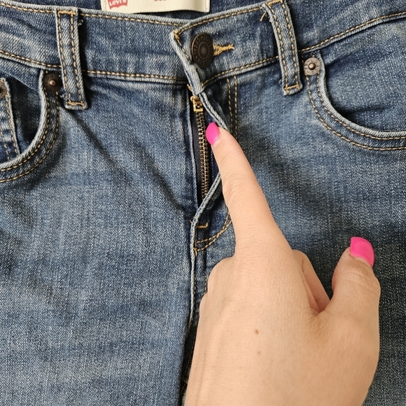 Levis Bootcut Classic Blue Jeans Girls Youth 10R - Picture 3 of 11